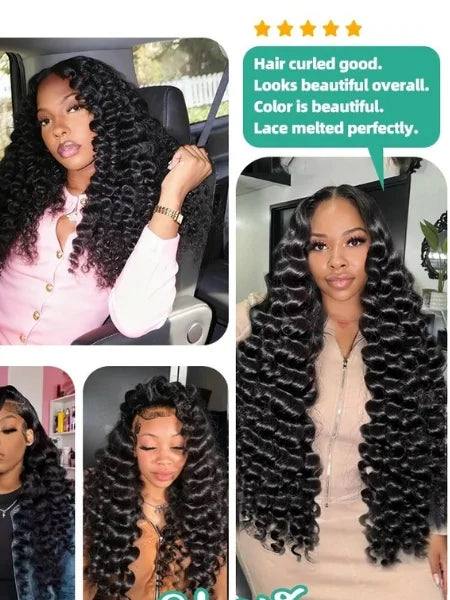 13x6 HD Lace Loose Deep Wave Wig 200% Density