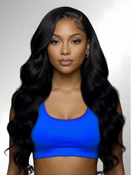 13x4 Glueless Vietnamese Raw HD Lace Wig - Front View | Wigzu