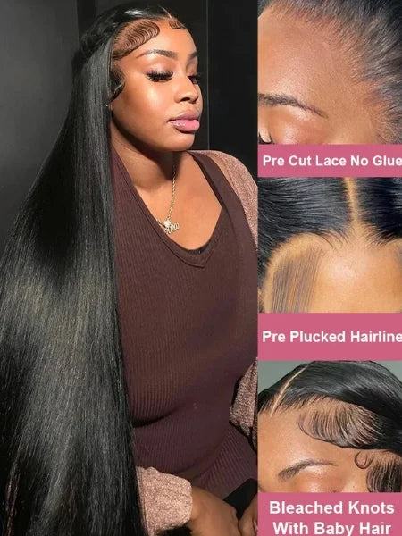 Bone Straight HD Lace Frontal Wig 200% Density