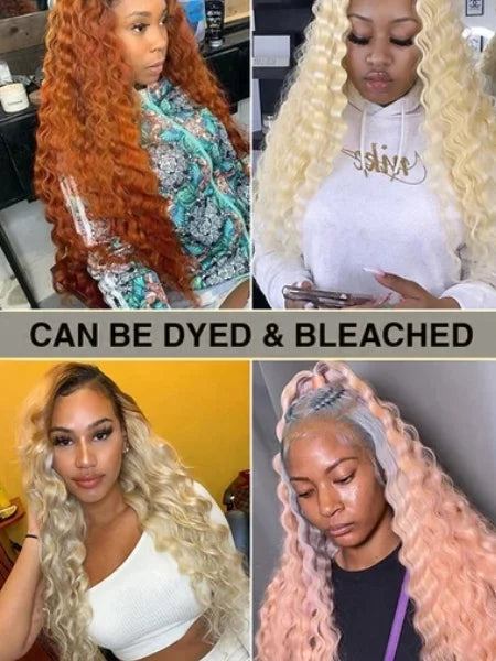 Glueless HD Lace Curly Deep Wave Wig