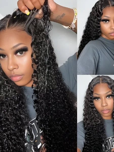 HD Lace Deep Curly Glueless Wig