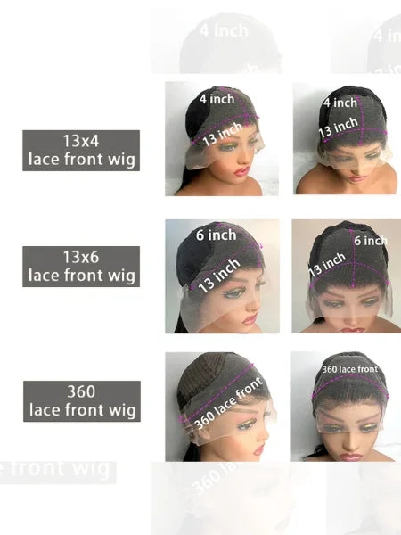 Deep Wave 13x4 / 13x6 HD Lace Glueless Wig