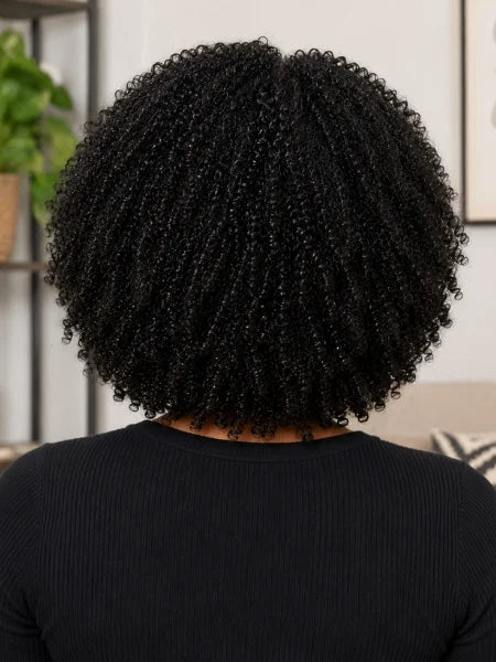 Back View of Short Curly Pixie Cut Glueless Wig | Wigzu