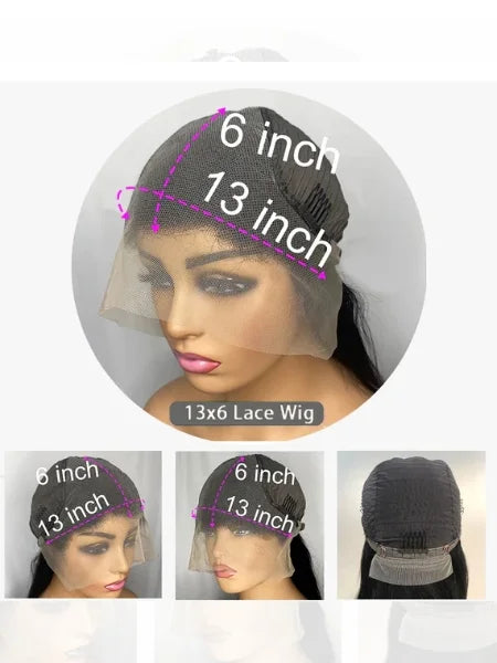 Deep Wave 13x4 / 13x6 HD Lace Glueless Wig