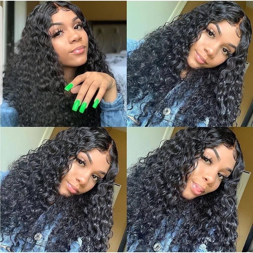 Water Wave 4x4 Lace Closure Wig 150% Density