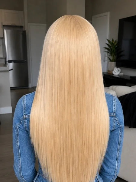 Brazilian Hair 613 Blonde Straight HD Lace Front Wig