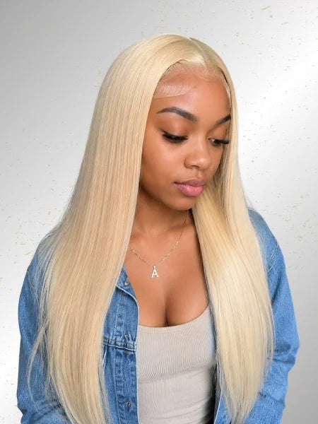 Brazilian Hair 613 Blonde Straight HD Lace Front Wig