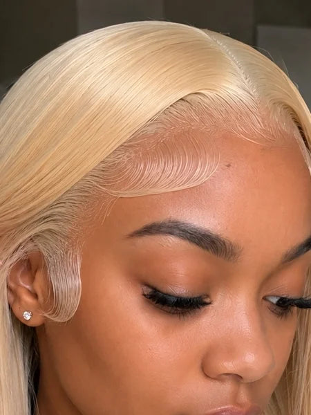 Brazilian Hair 613 Blonde Straight HD Lace Front Wig