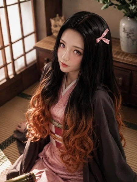 Demon Slayer Kamado Nezuko Cosplay Wig