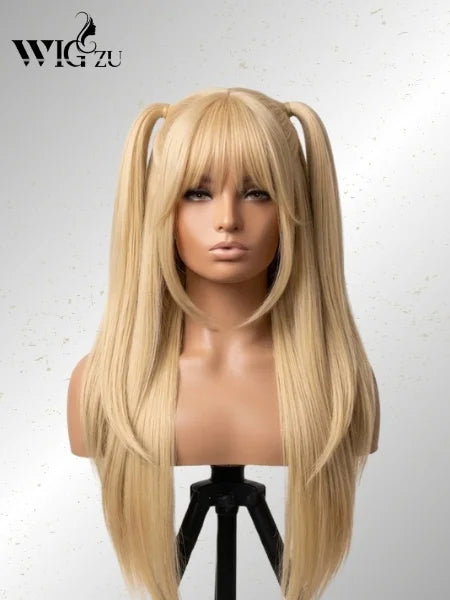 MisaMisa Long Golden Blonde Hair Cosplay Wig