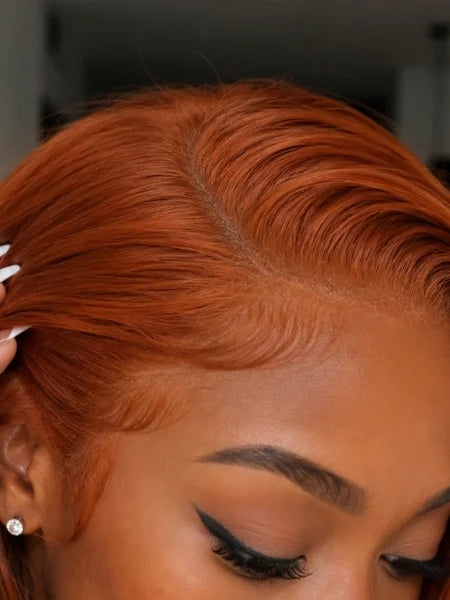 Nami 2 Years Later Orange Long Curly Cosplay Wig