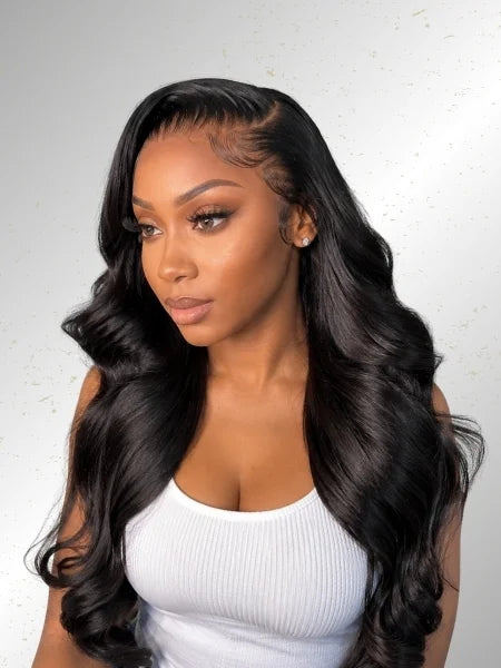 No Leave-Out Remy Hair Body Wave V-Part Wig 220% Density