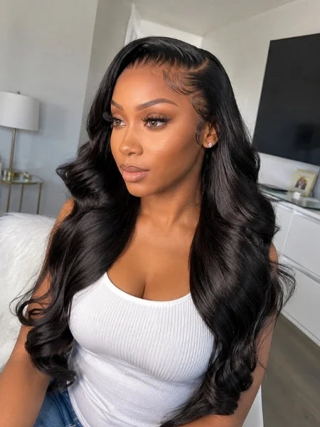 No Leave-Out Remy Hair Body Wave V-Part Wig 220% Density