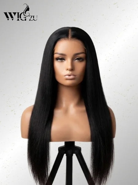 Pre-Plucked Glueless Straight HD Lace Front Wig
