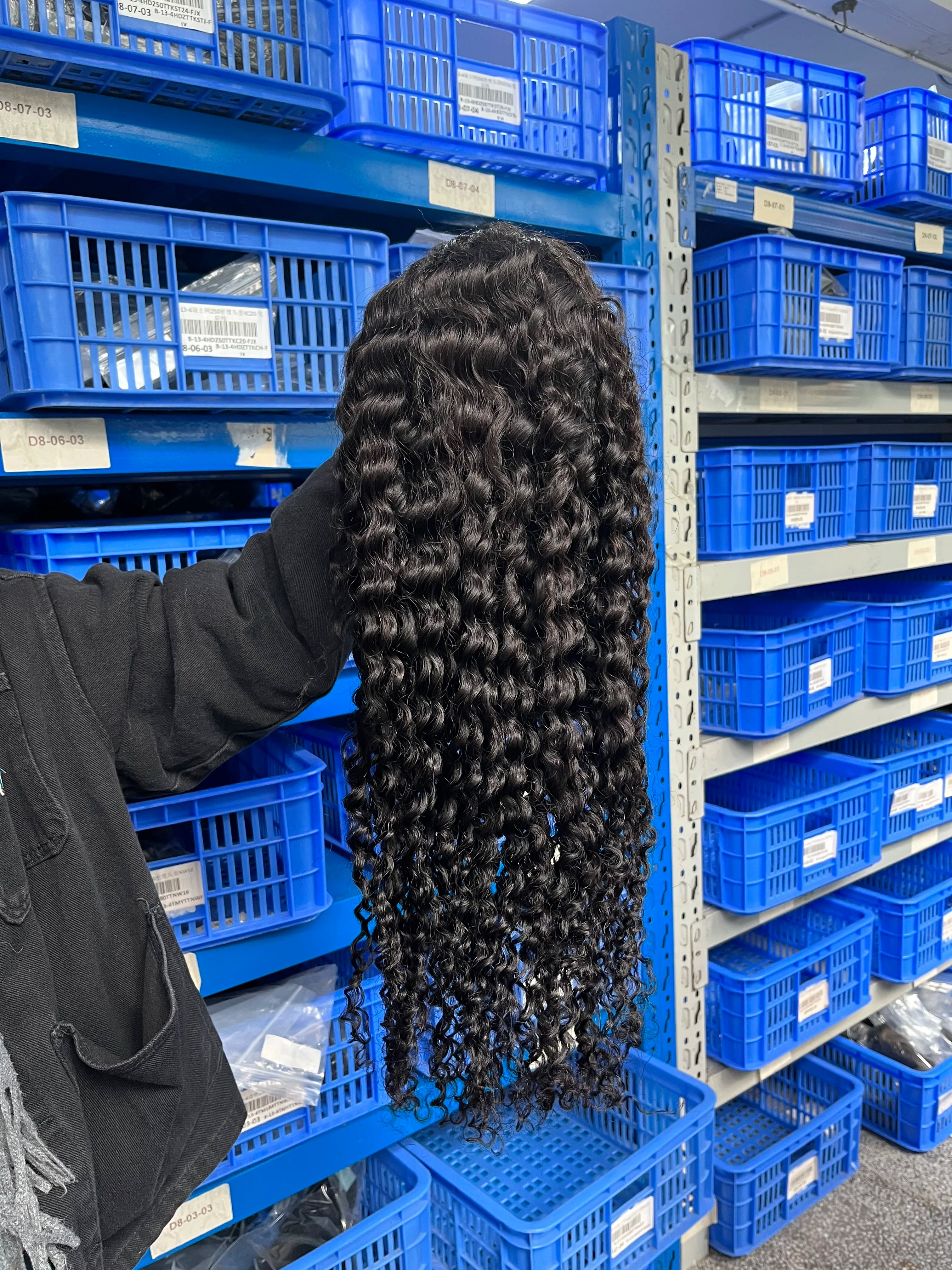 300% Density Curly HD Lace Front Human Hair Wig