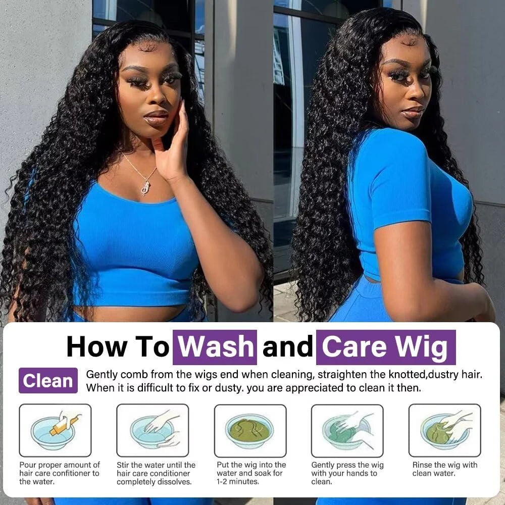 13x4 HD Lace Jerry Curly Frontal Wig