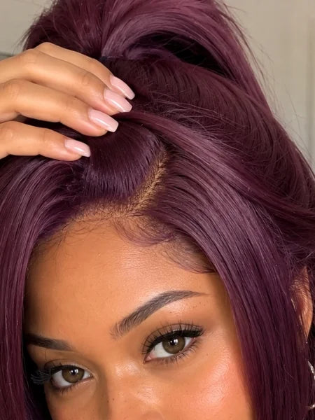 Shihouin Yoruichi Synthetic Hair Purple Cosplay Wigs