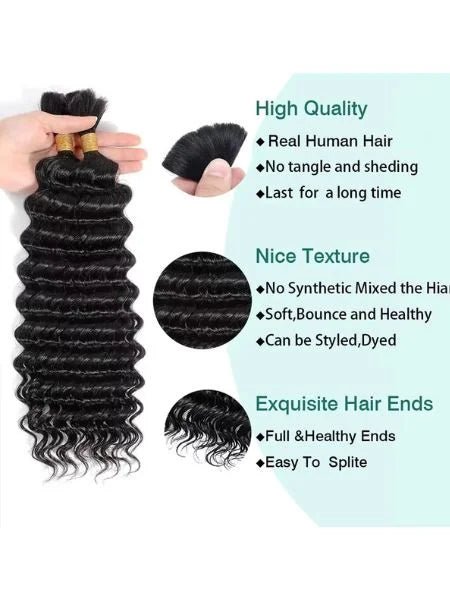 Boho Braids Deep Water Wave, Curly Extension - WIGZU