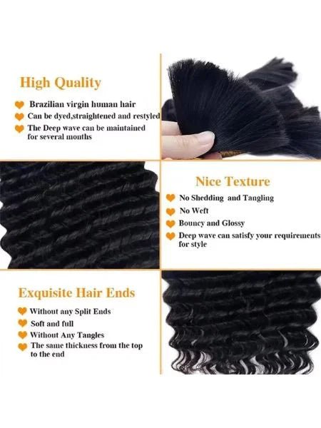 Boho Braids Deep Water Wave, Curly Extension - WIGZU