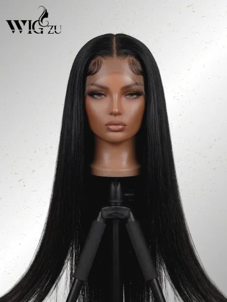 Bone Straight HD Lace Frontal Wig 200% Density - WIGZU