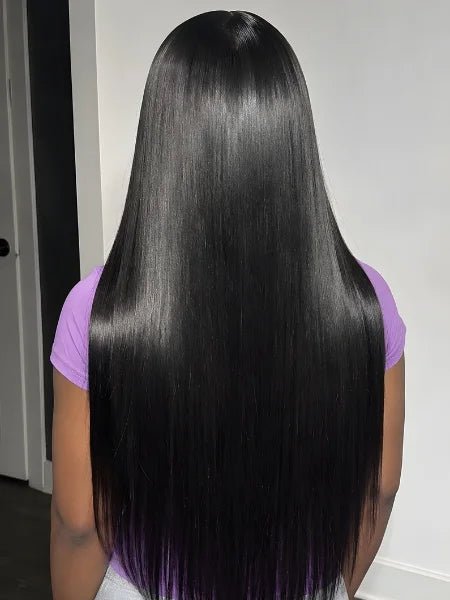 Bone Straight HD Lace Frontal Wig 200% Density - WIGZU