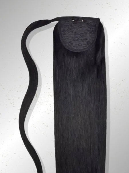 Bone Straight Human Hair Ponytail Extension - WIGZU