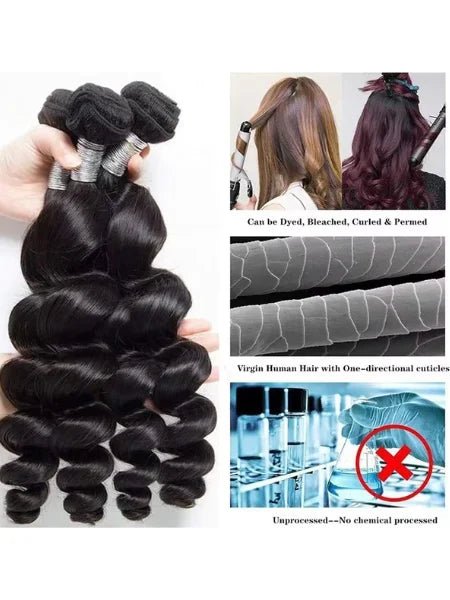 Brazilian Loose Deep Wave Remy Human Hair Extension - WIGZU