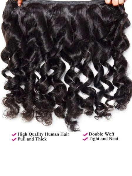 Brazilian Loose Deep Wave Remy Human Hair Extension - WIGZU