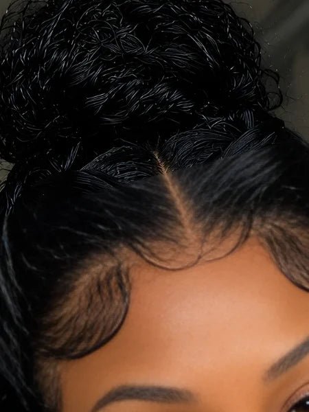 Curly Short Bob 13x4 HD Lace Frontal Wig 180% Density - WIGZU