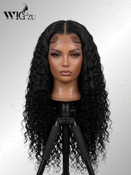 Deep Wave HD Glueless Lace Wig 200% Density - WIGZU