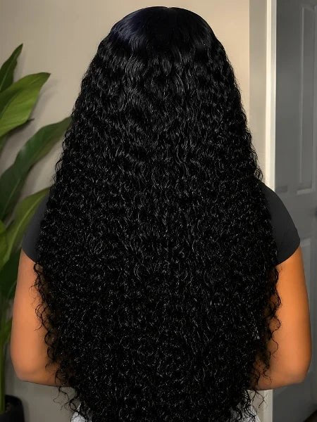 Deep Wave HD Glueless Lace Wig 200% Density - WIGZU