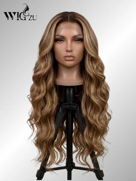 Glueless 13x4 HD Lace Frontal Ombre Body Wave 180% Density - WIGZU