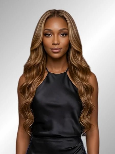 Glueless 13x4 HD Lace Frontal Ombre Body Wave 180% Density - WIGZU