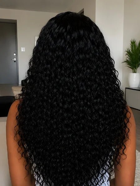 Glueless HD Lace Curly Deep Wave Wig - WIGZU