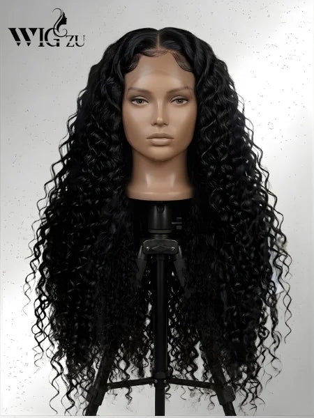 Glueless HD Lace Curly Deep Wave Wig - WIGZU