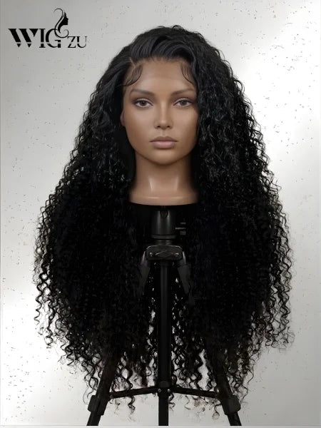 HD Lace Curly Water Wave Lace Wig 180% Density - WIGZU