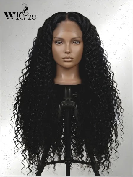 HD Lace Deep Curly Glueless Wig - WIGZU