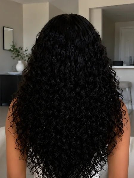 HD Lace Deep Curly Glueless Wig - WIGZU
