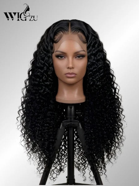 HD Lace Frontal 42-Inch Deep Wave Dyeable Wig - WIGZU