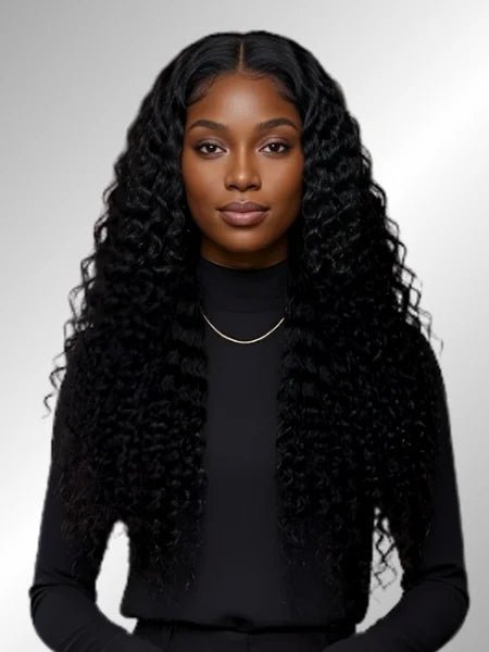 HD Lace Frontal 42-Inch Deep Wave Dyeable Wig - WIGZU