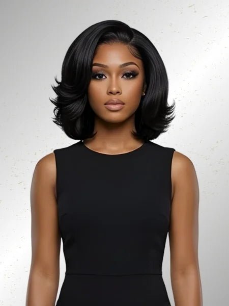 HD Lace Kinky Straight Glueless Frontal Wig - WIGZU