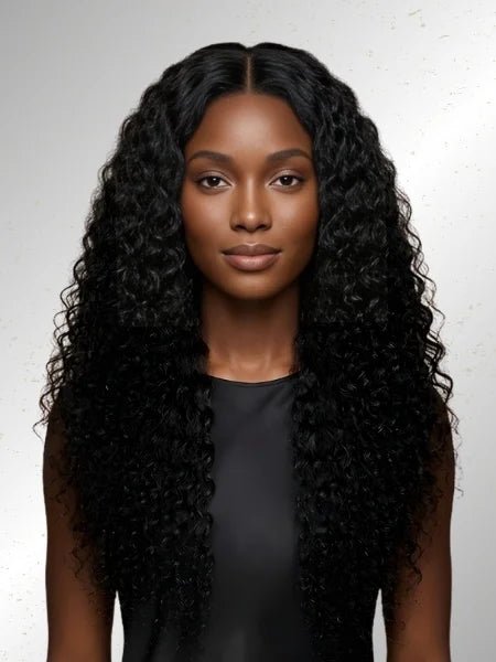 Kinky Curly 13x4 HD Lace Glueless Frontal Wig - WIGZU