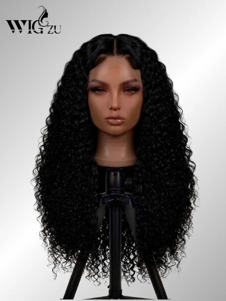 Kinky Curly 13x4 HD Lace Glueless Frontal Wig - WIGZU
