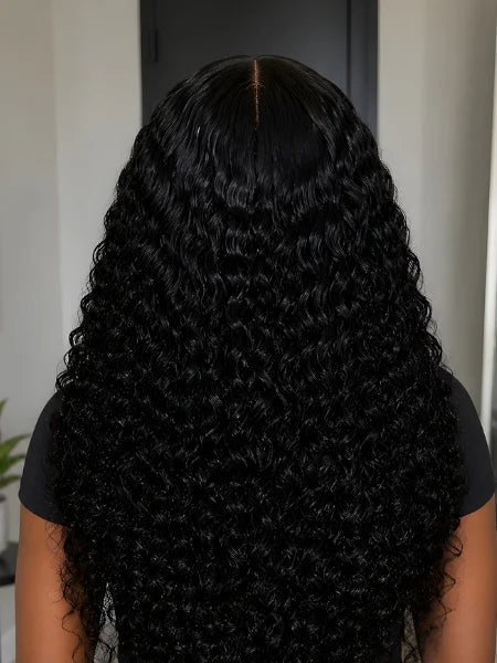 Kinky Curly 13x4 HD Lace Glueless Frontal Wig - WIGZU