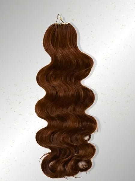 Medium Brown Body Wave Invisible Micro-Loop Hair Extension - WIGZU
