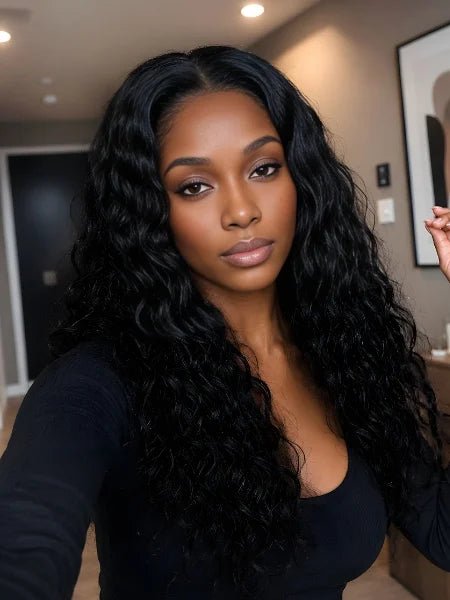 Nneka Deep Wave HD Lace Glueless Wig 200% Density - WIGZU