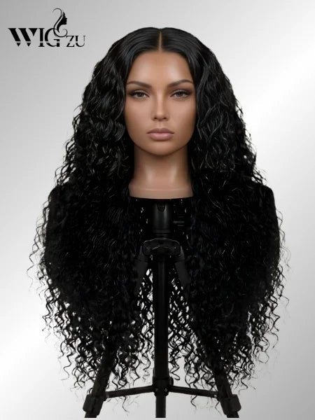 Nneka Deep Wave HD Lace Glueless Wig 200% Density - WIGZU