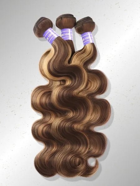 P4/27 Honey Blonde Ombre Body Wave Extension - WIGZU