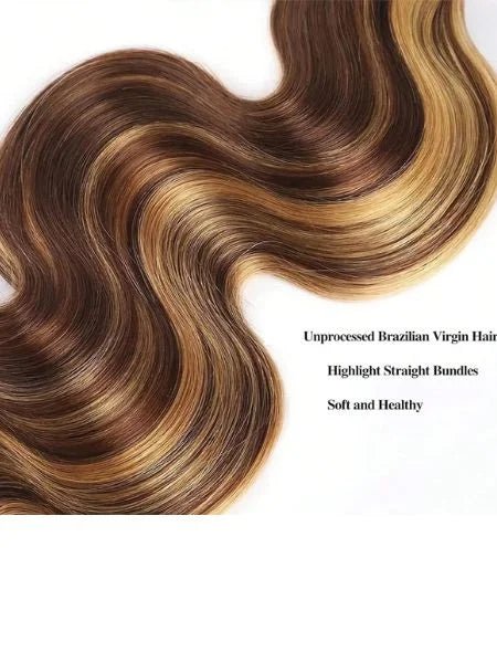P4/27 Honey Blonde Ombre Body Wave Extension - WIGZU