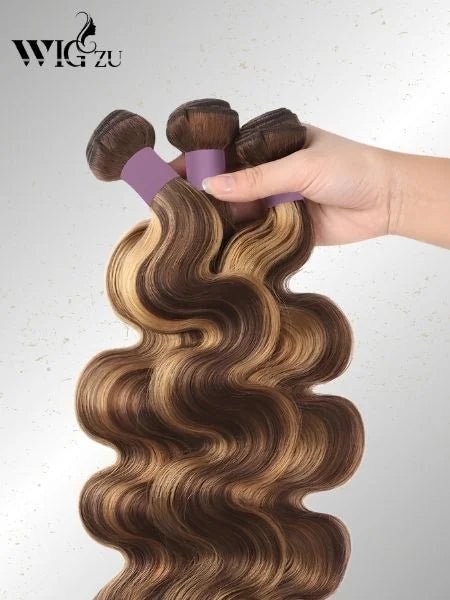 P4/27 Honey Blonde Ombre Body Wave Extension - WIGZU